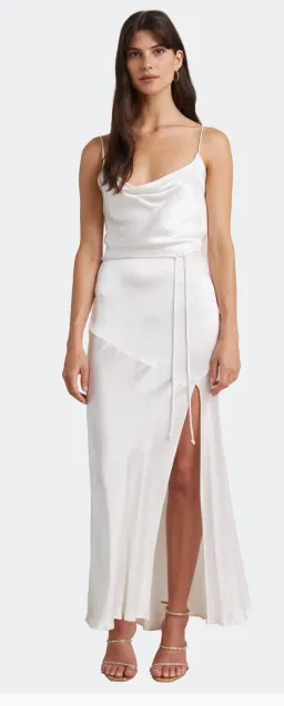 Bec & Bridge Moon dance Midi in Ivory Size AU 10 for rent on The Volte - image 1