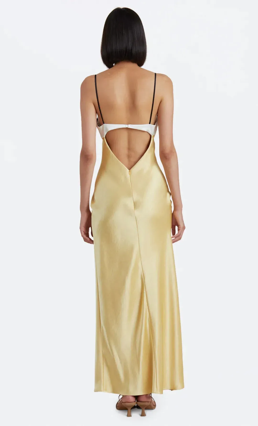 Bec & Bridge Nadia Bustier Maxi Dress Yellow Size AU 10 for rent on The Volte - main image