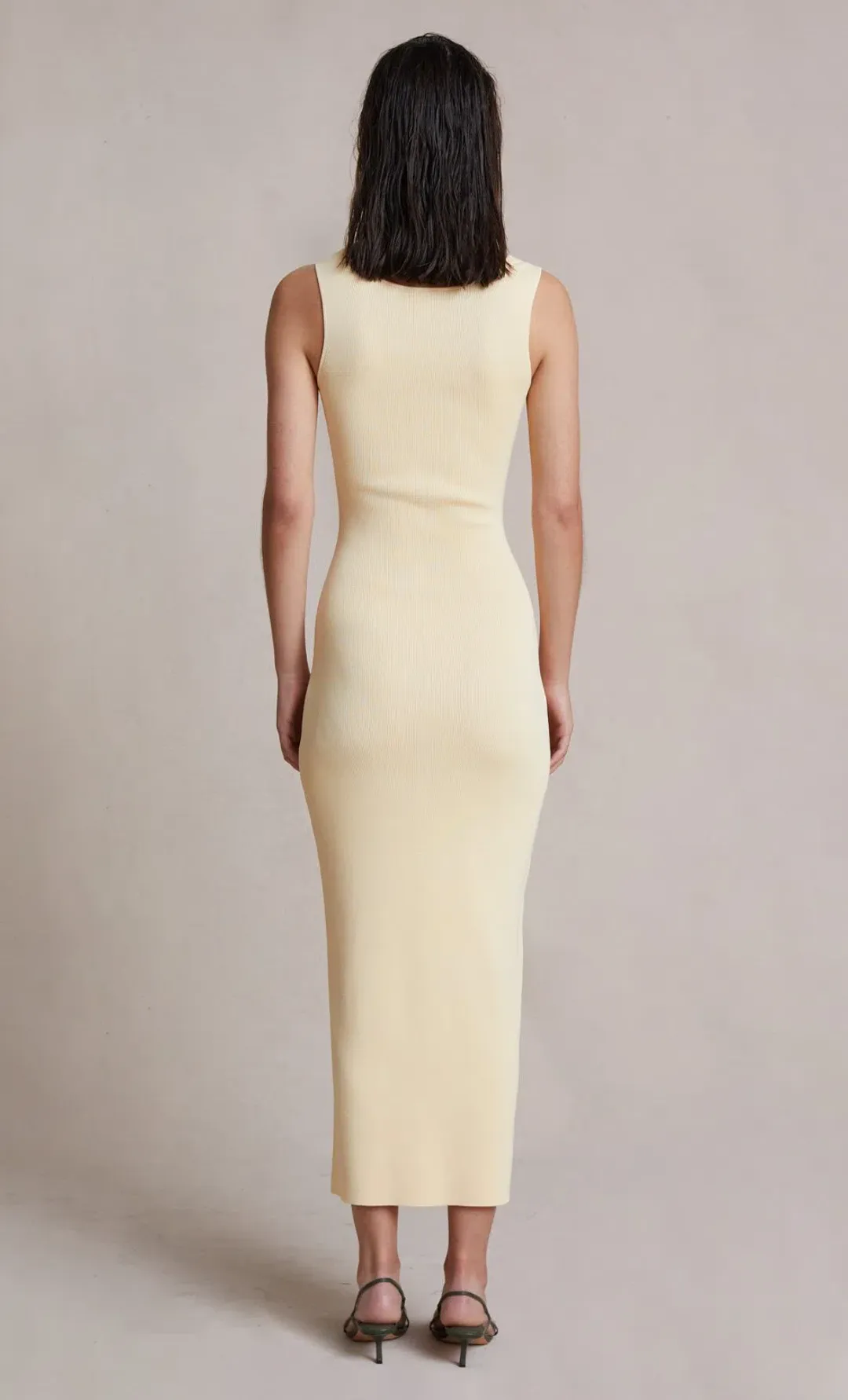 Bec & Bridge Sorbet Summer Midi Dress Yellow Size 6 for rent on The Volte - main image