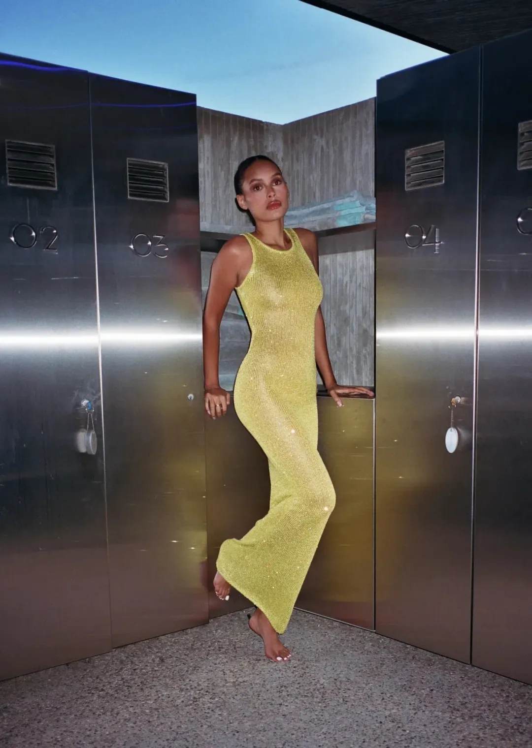 Asta Resort Natalia Dress Yellow Size 6  for rent on The Volte - main image