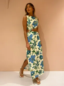 Sir the Label Alexandre Knot Dress in Marguerite Print Size 10 for rent on The Volte - image 9