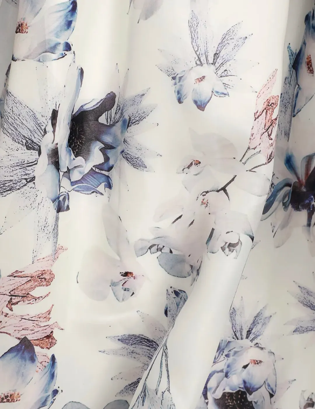 Bariano Josephine One Shoulder High Low Gown Floral Size 6 for rent on The Volte - main image