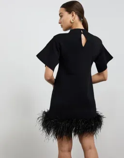 Rachel Gilbert Rita Mini Dress in Black Size M/AU10 for rent on The Volte - image 3