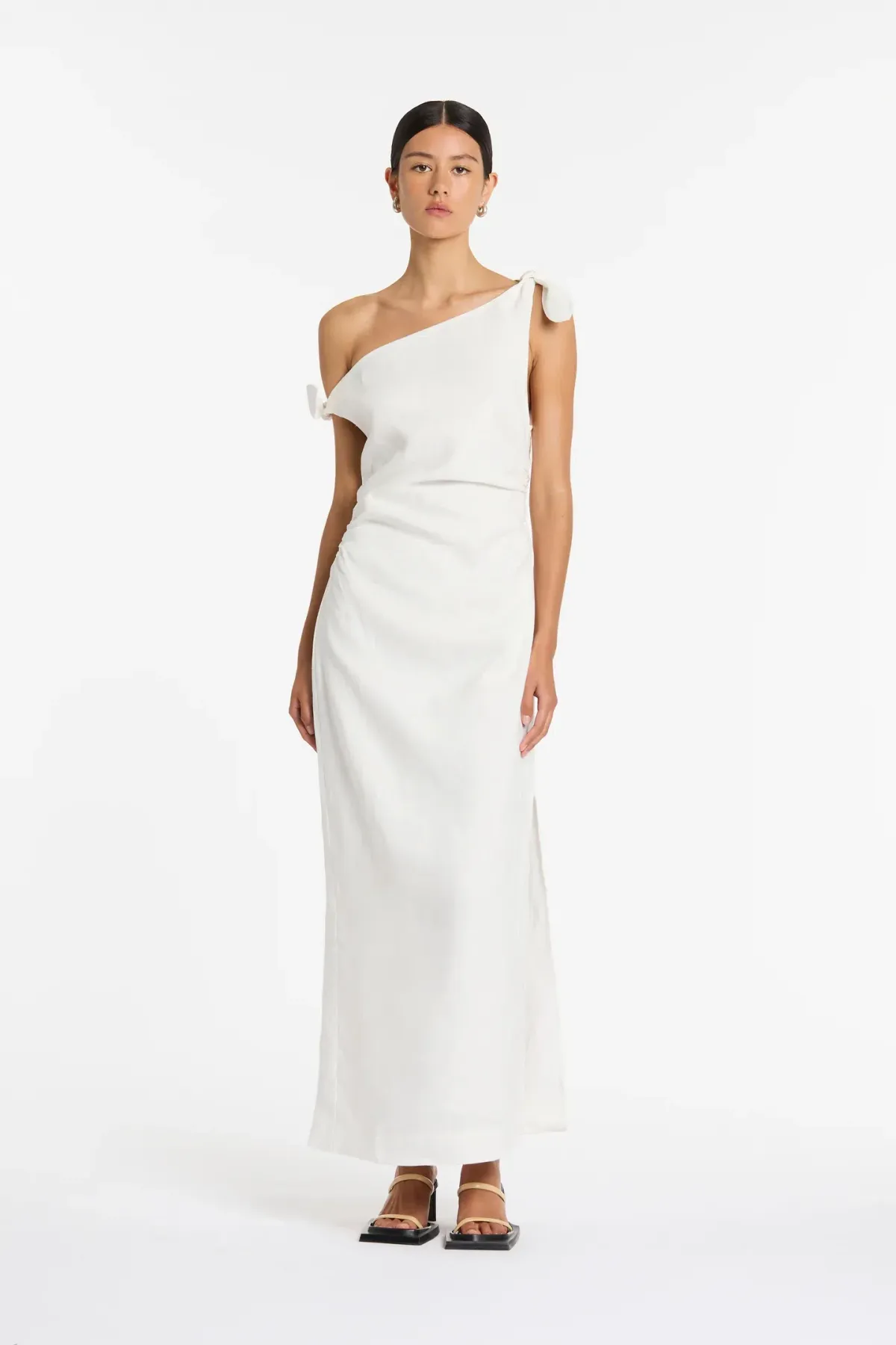 Sir The Label Bettina Off Shoulder Dress White Size AU 8 for rent on The Volte - main image