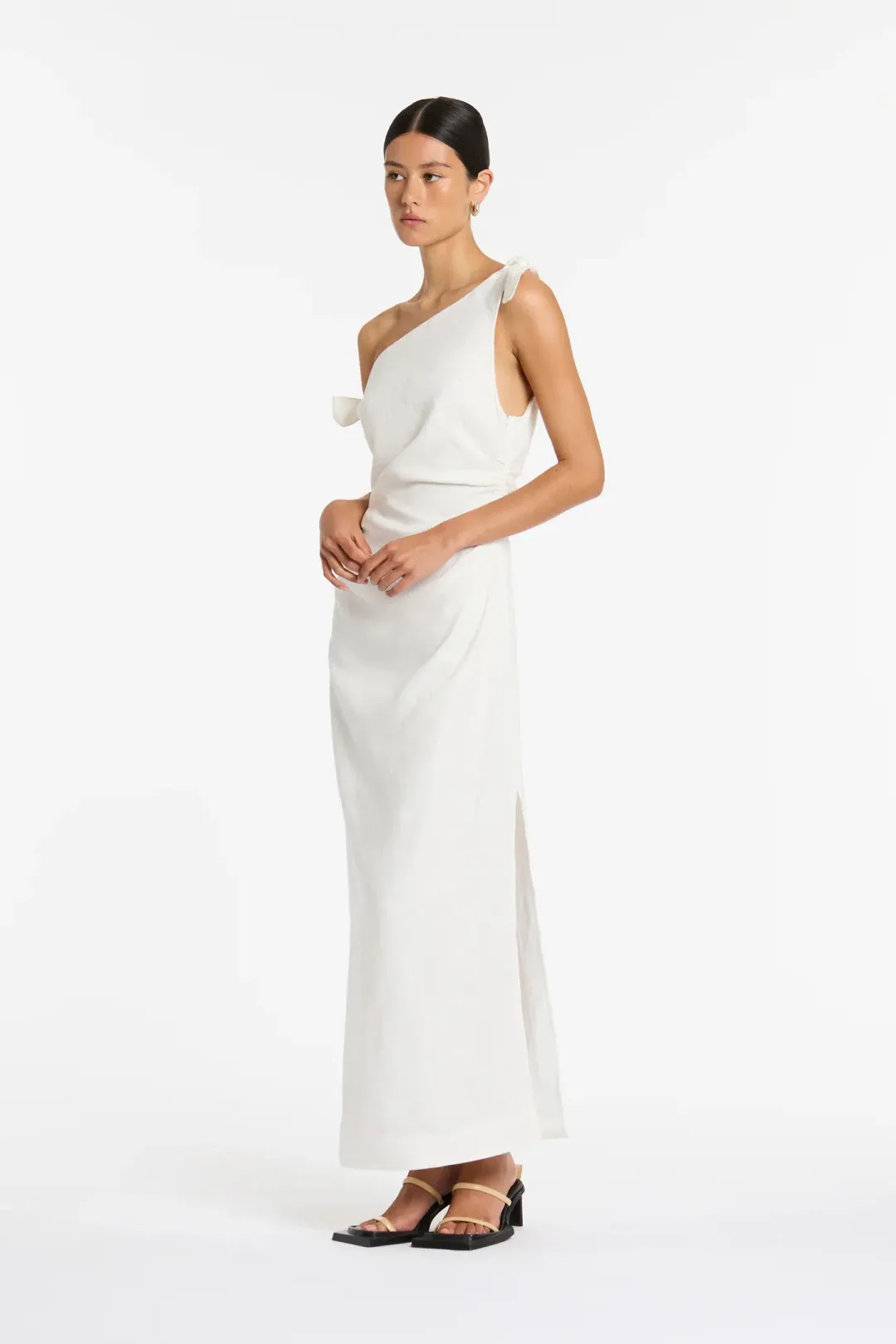 Sir The Label Bettina Off Shoulder Dress White Size AU 8 for rent on The Volte - main image