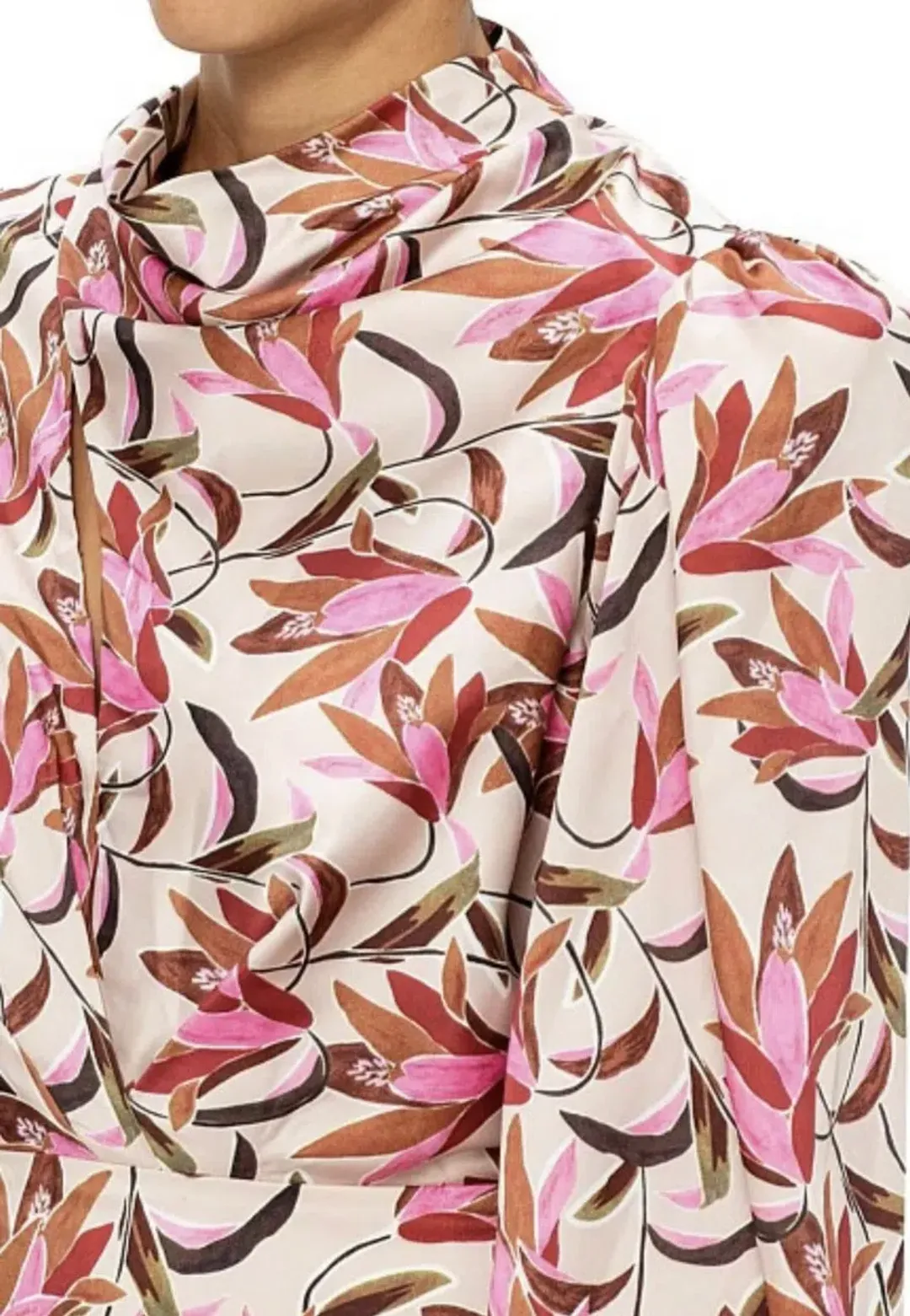 Acler Coleman Mini Dress Print Size 8  for rent on The Volte - main image