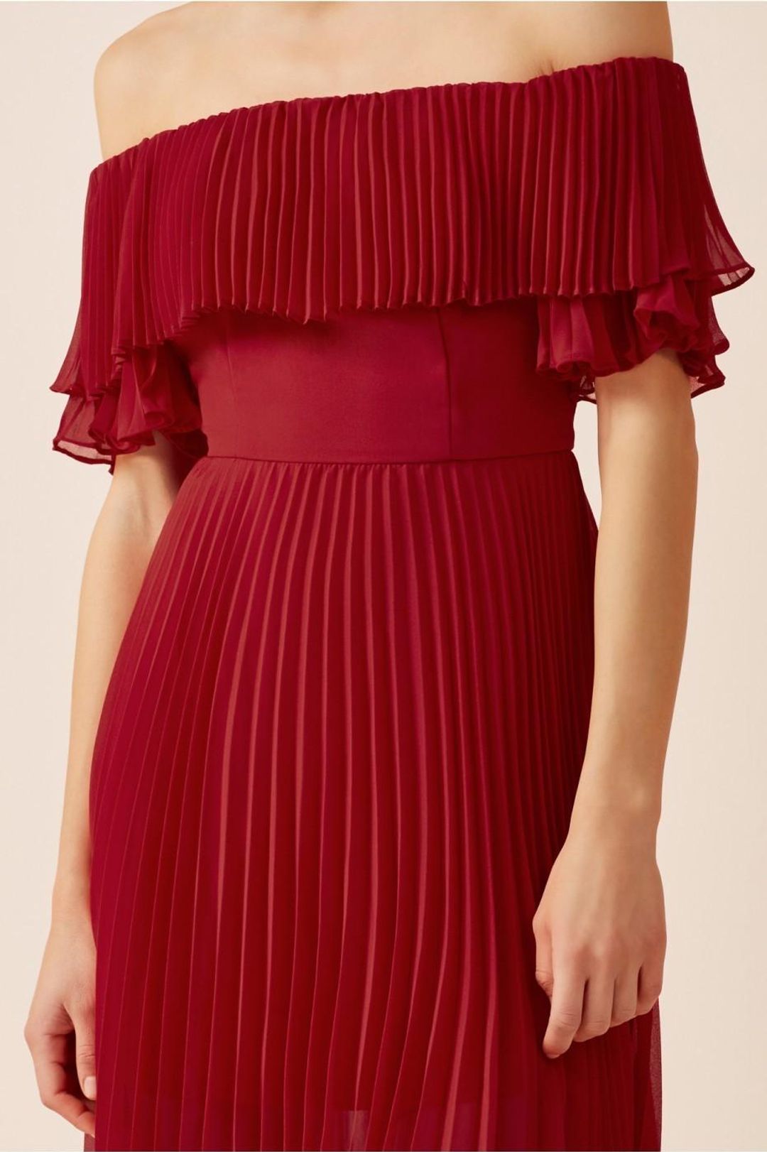 Keepsake seasons dress red for rent on The Volte - main image