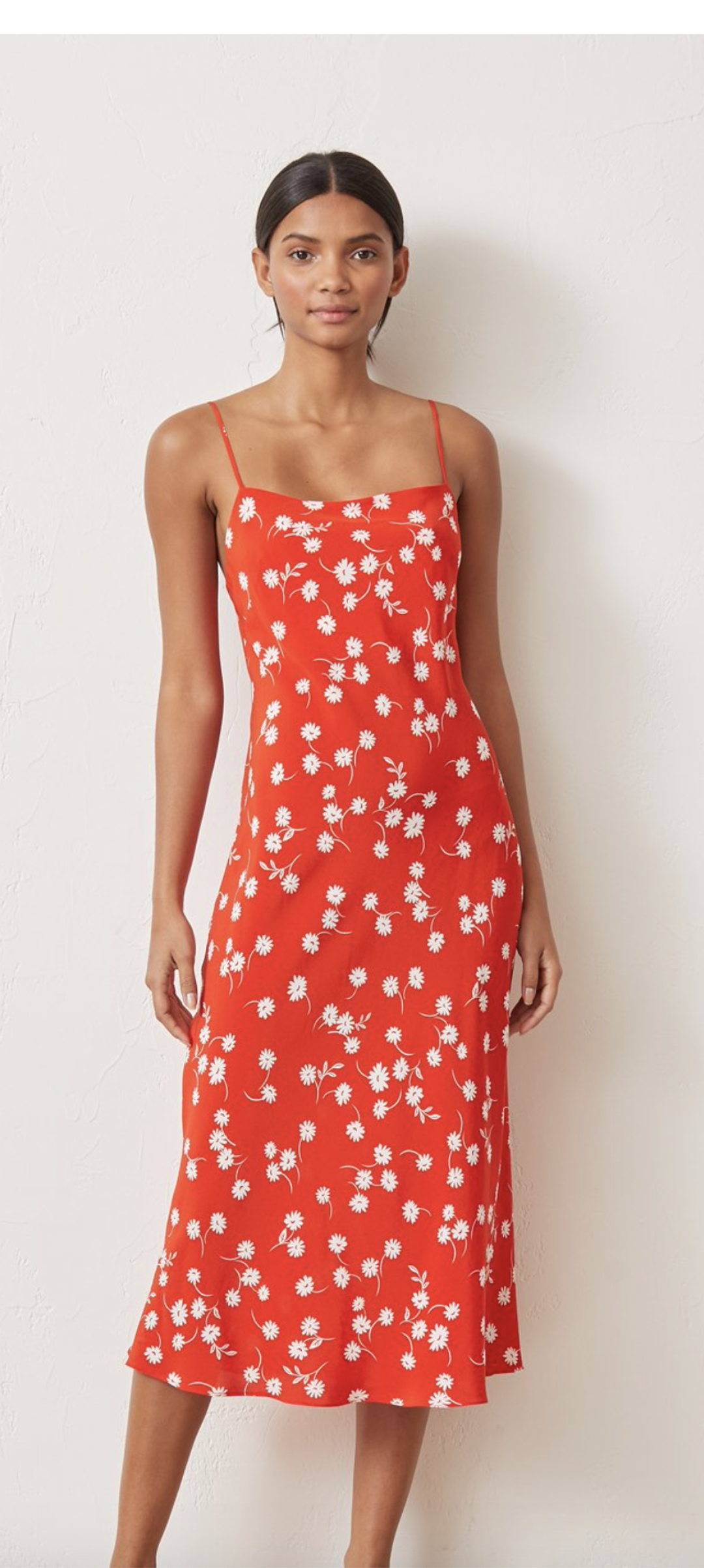 Bec and Bridge White Daisy Slip Dress red size 10 for rent on The Volte - main image