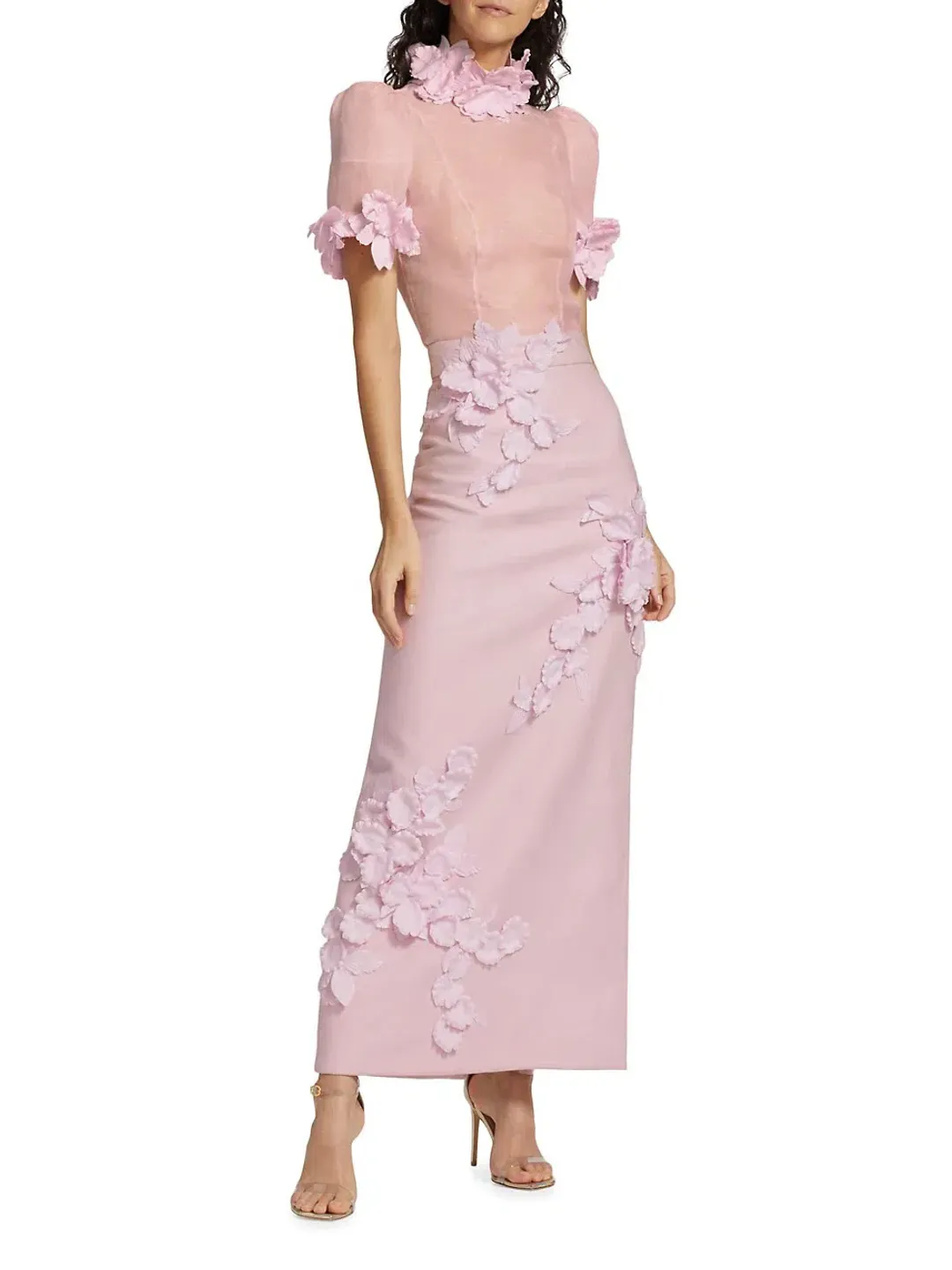 Zimmermann High Tide Flower Shirt and Skirt Set Lilac Size 0/AU 8 for rent on The Volte - main image