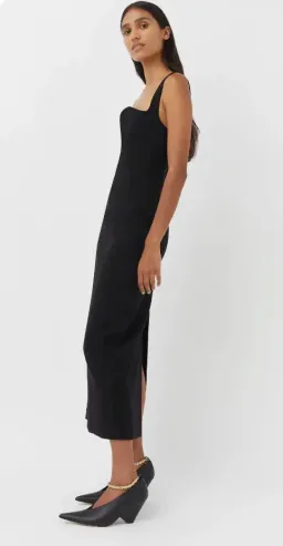 Camilla & Marc Brixton Midi Dress Black Size 10 for rent on The Volte - image 4