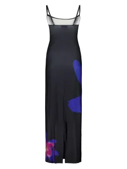 With Harper Lu Midnight Lily Floral Slip Dress Size 8 for rent on The Volte - image 6
