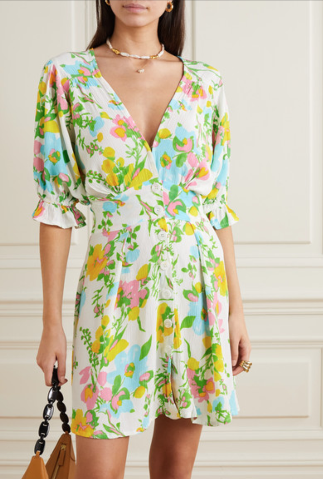 Faithful the Brand Caliente mini dress size 8 for rent on The Volte - main image