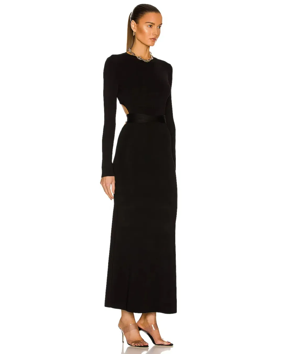 Sir the Label George Open Back Dress Black Size 2 / AU 10 for rent on The Volte - main image