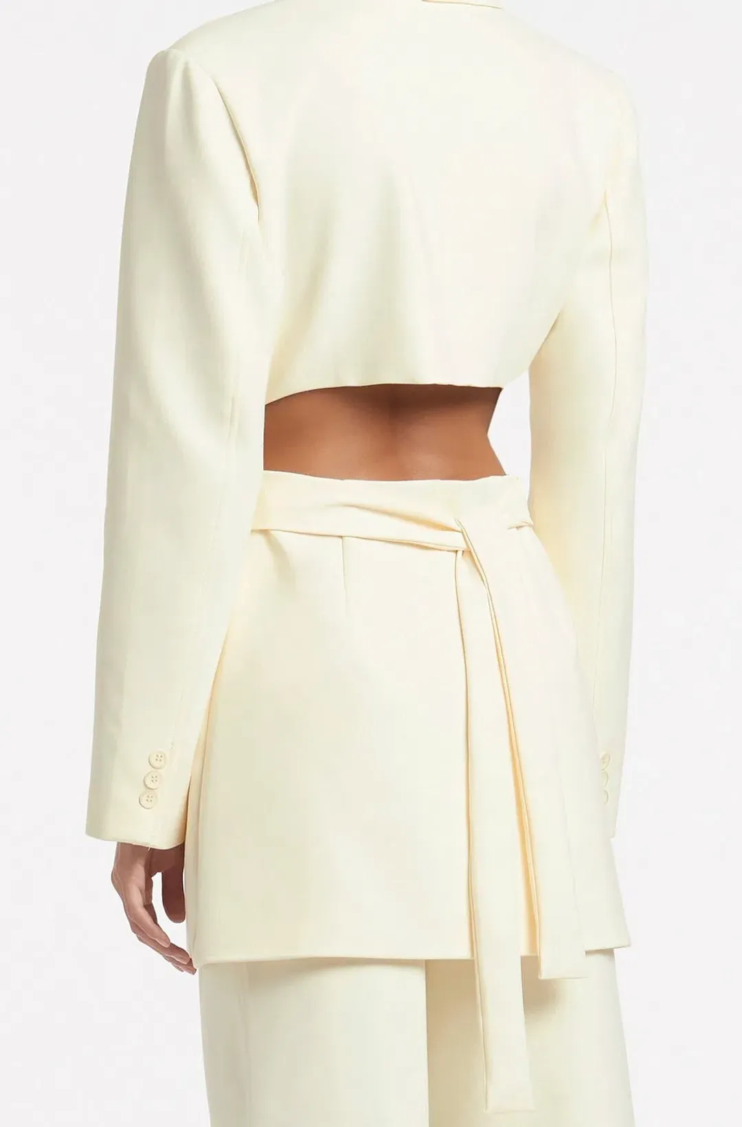 Sir The Label Marco Tailored Mini Dress Lemon Size 2 / Au 10 for rent on The Volte - main image