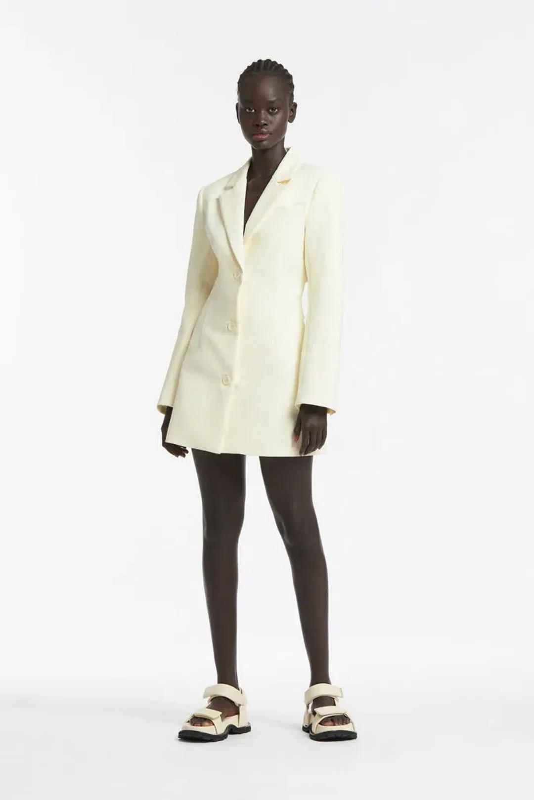 Sir The Label Marco Tailored Mini Dress Lemon Size 2 / Au 10 for rent on The Volte - main image
