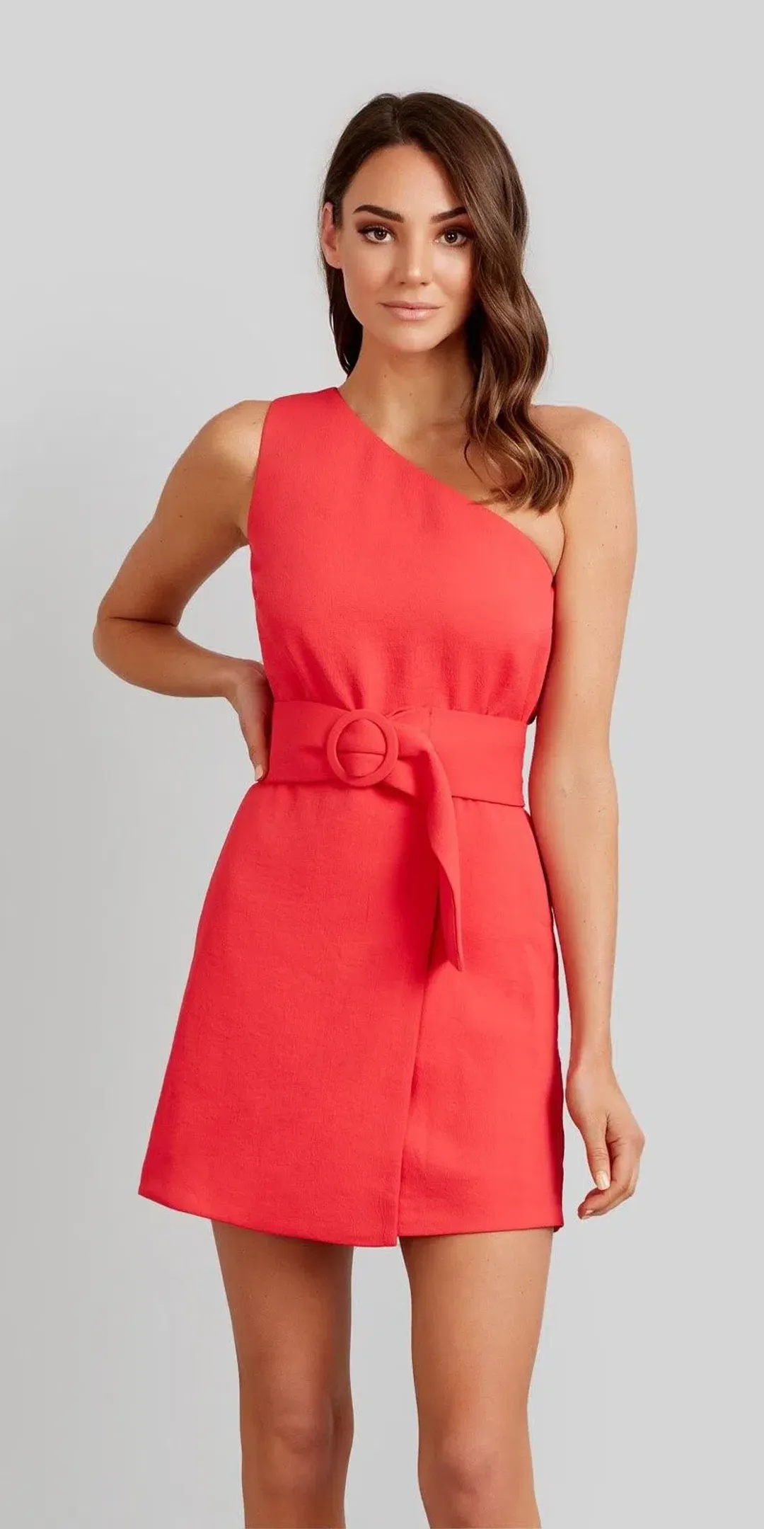 Kookai Gigi Mini Dress in Tomato Size 10 for rent on The Volte - main image