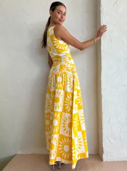 By Nicola Goldie One Shoulder Maxi Dress In Large Sol Size 8 for rent on The Volte - image 4