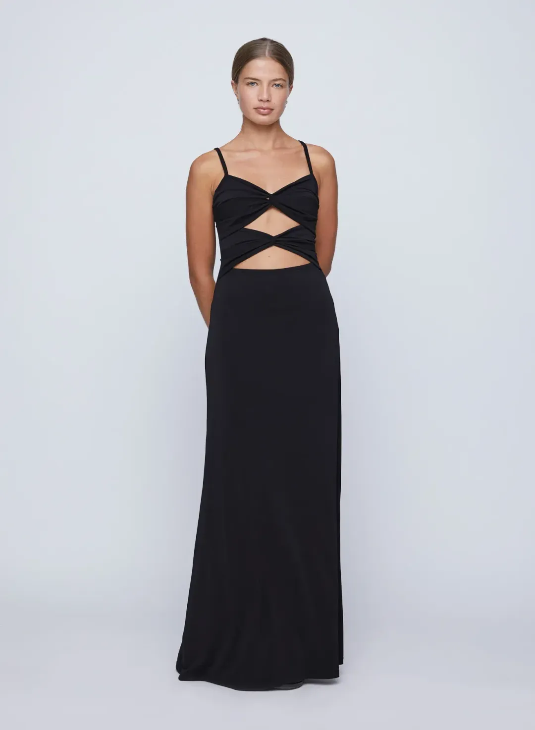 Anna Quan Natalia Maxi Dress in Onyx Size 8 for rent on The Volte - main image