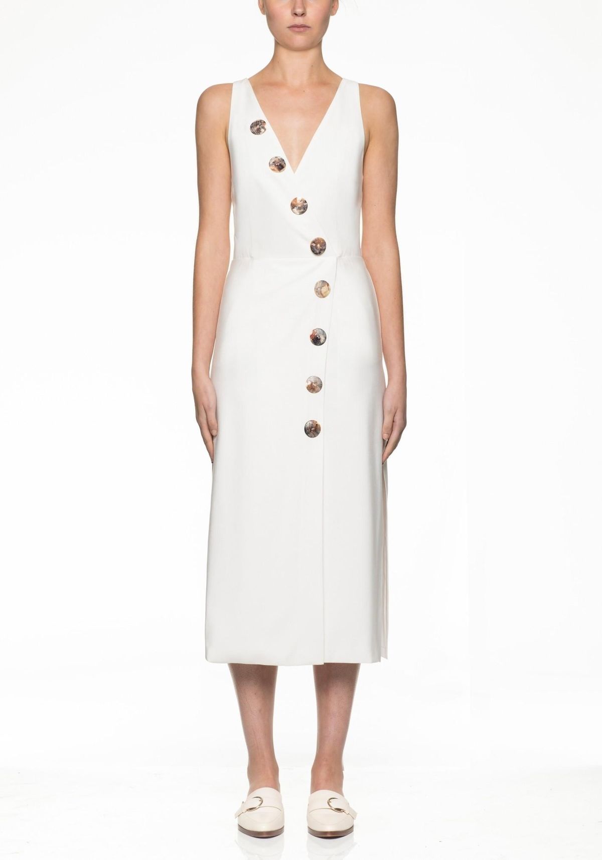 Viktoria and Woods Cardin Dress White Size 8 for rent on The Volte - main image