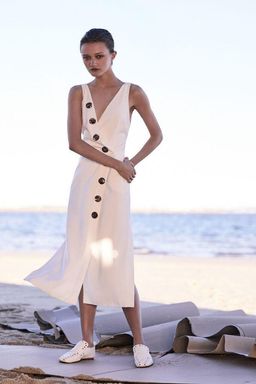 Viktoria and Woods Cardin Dress White Size 8 for rent on The Volte - image 3