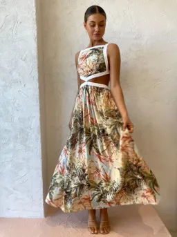 Significant Other Marino Dress Floral Size 12 for rent on The Volte - image 1