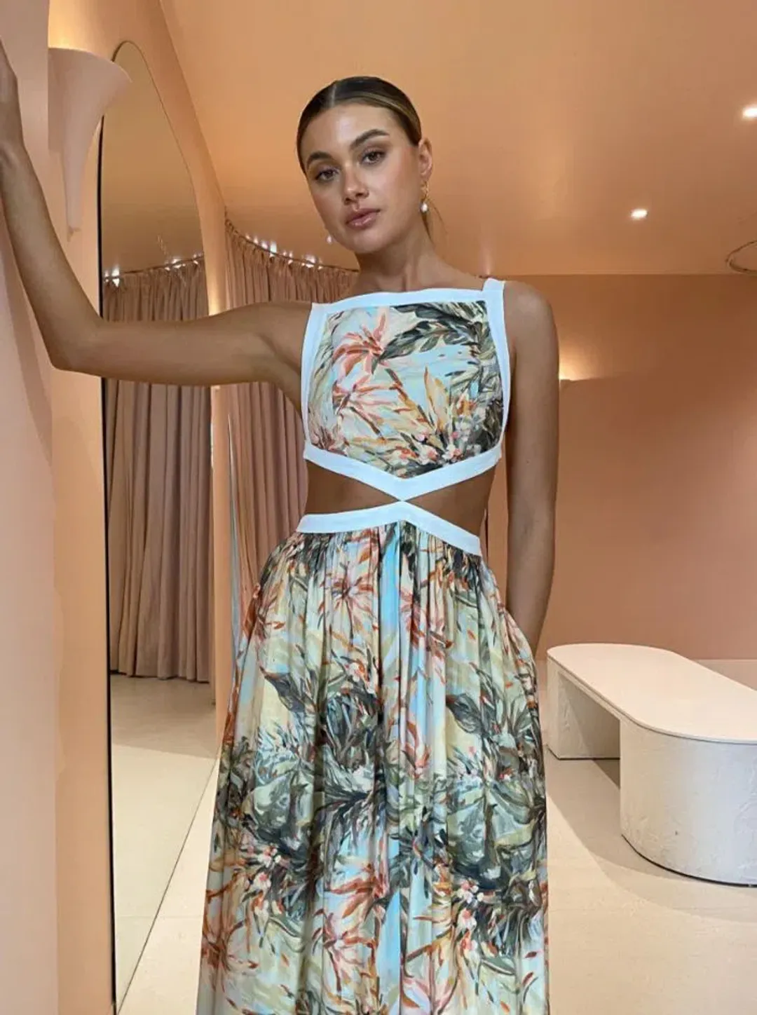 Significant Other Marino Dress Floral Size 12 for rent on The Volte - main image