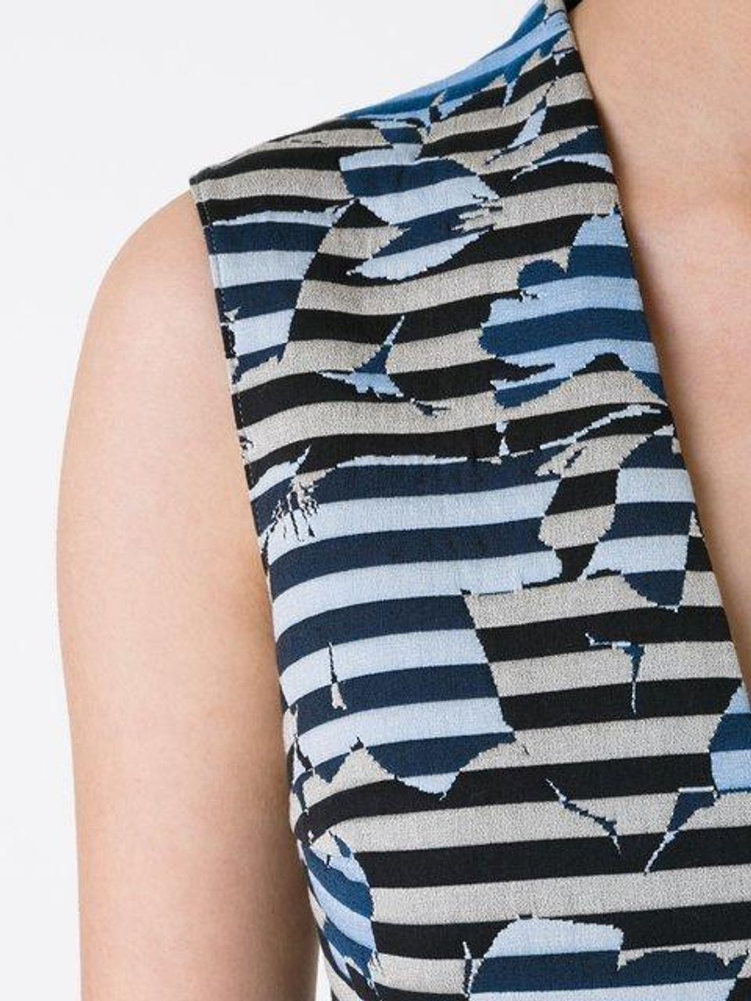 Scanlan Theodore striped floral weave dress for rent on The Volte - main image
