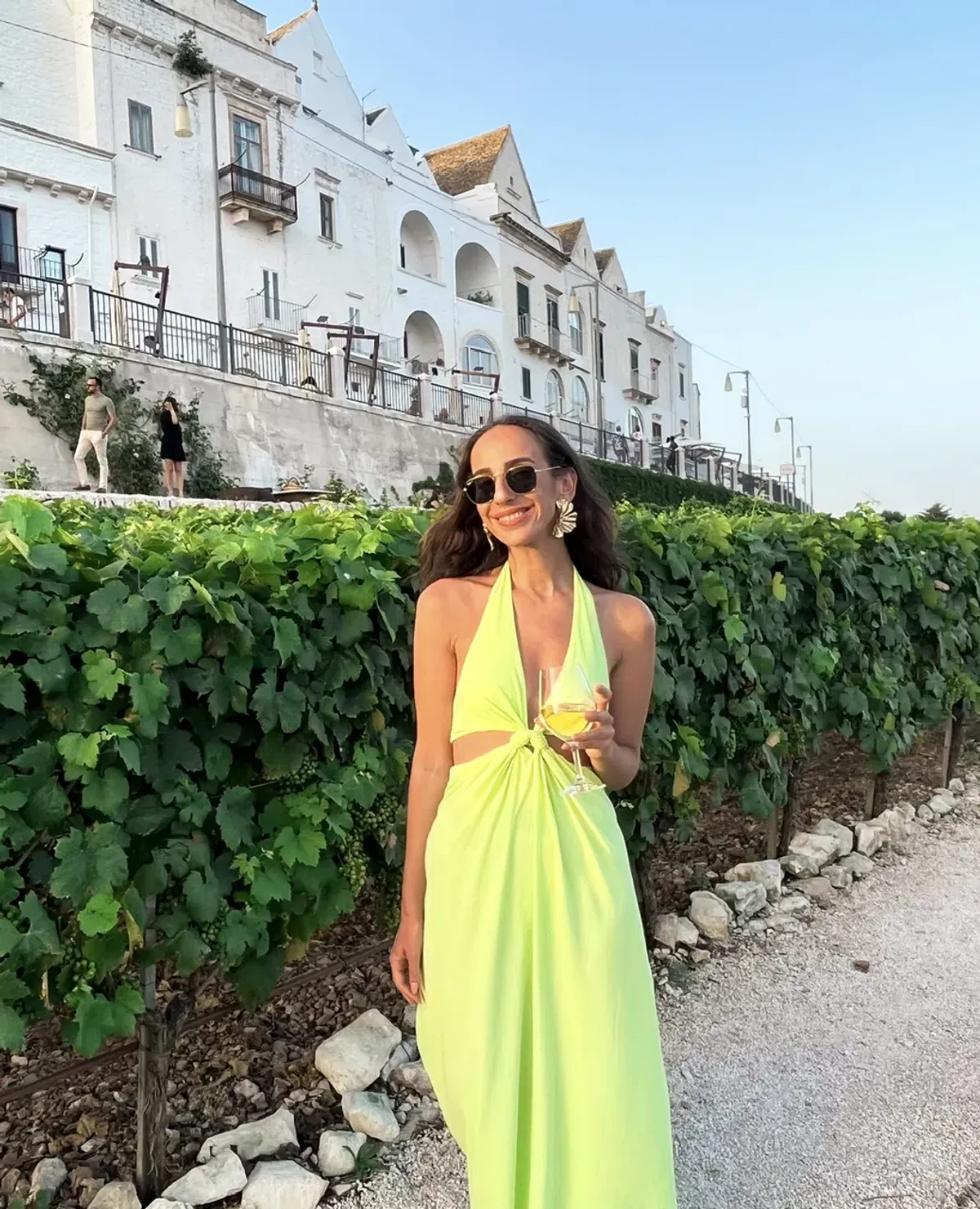 Camilla and Marc Zandar Dress Apple Sorbet Size 6 for rent on The Volte - main image