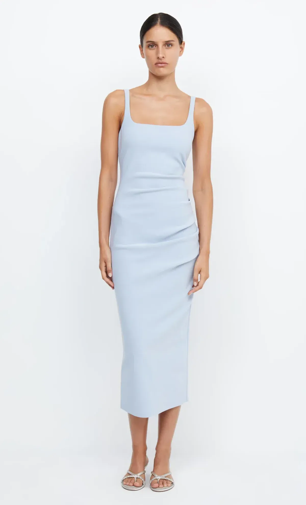 Bec & Bridge Be Mine Square Neck Dress Blue Size 8 for rent on The Volte - main image