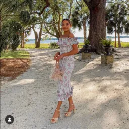 V. Chapman - The Lilac Dress in Floral - Size AU 10 for rent on The Volte - image 4