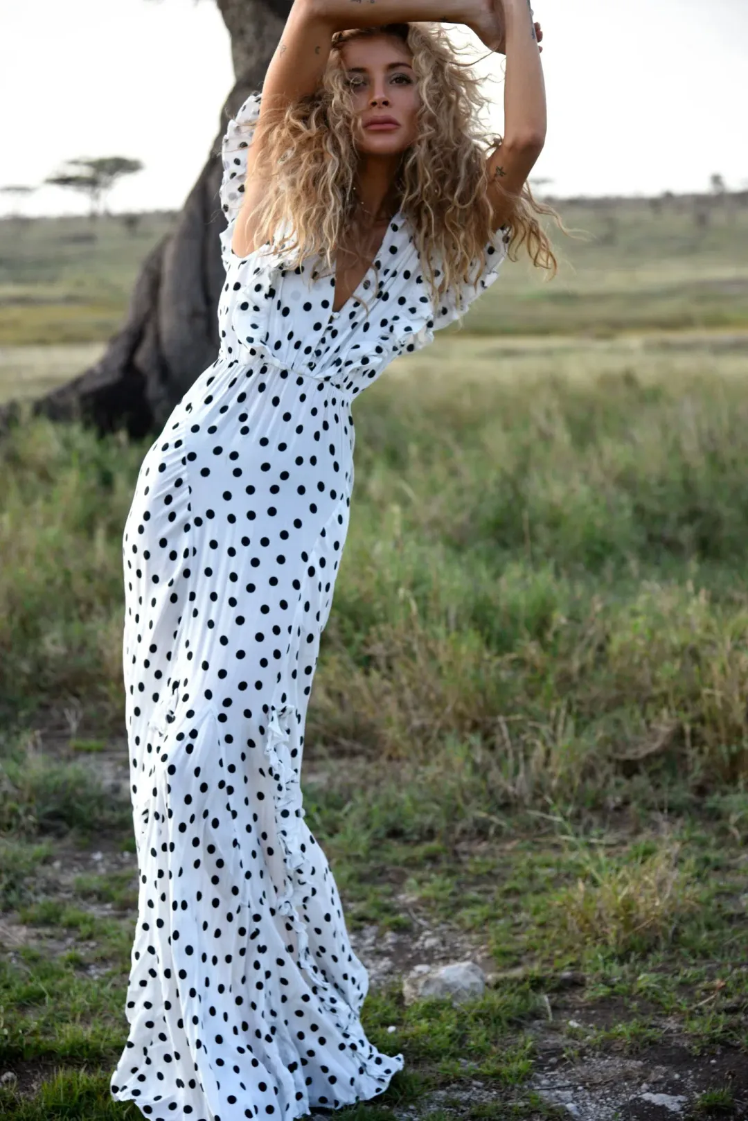 Rat & Boa Mariella Maxi Dress Print Size XS / Au 6 for rent on The Volte - main image