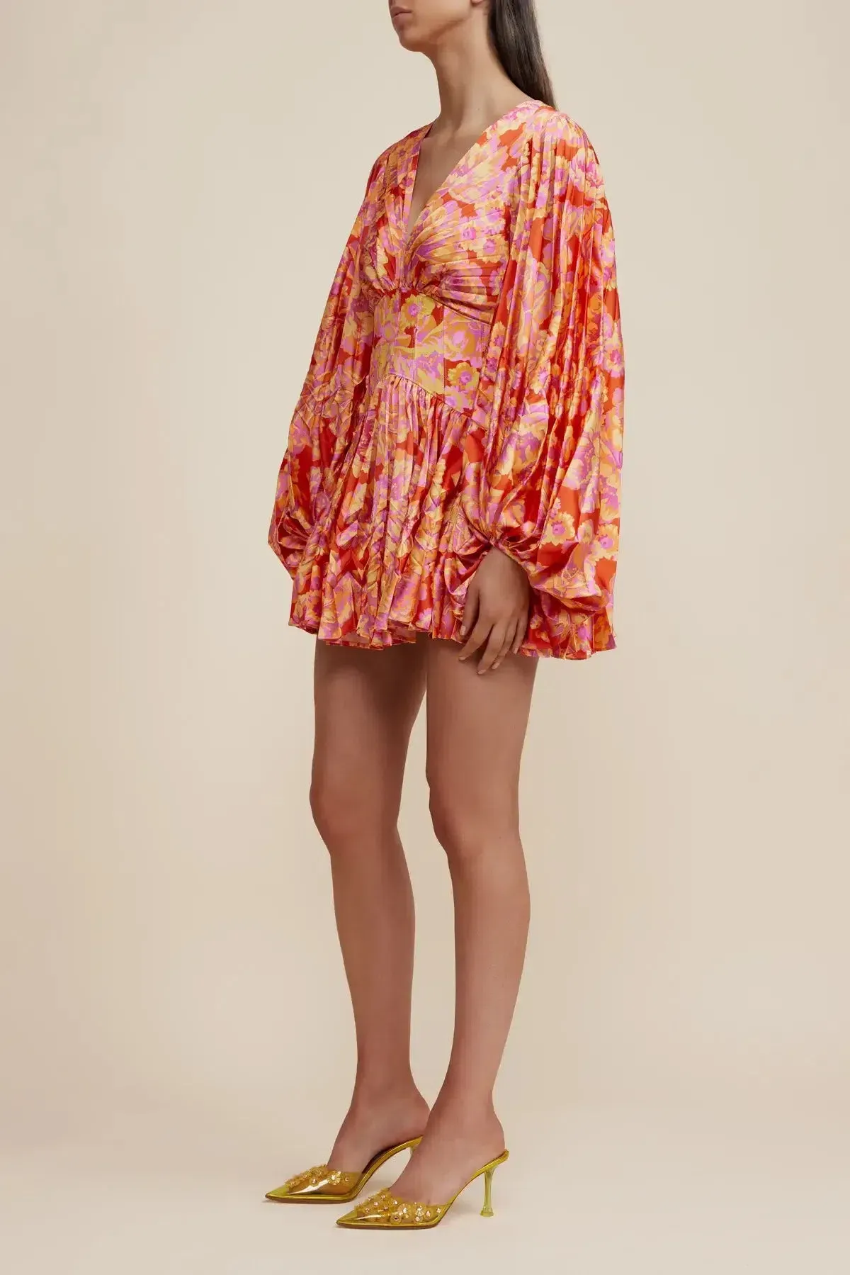Acler Marion Mini Dress in Summer Bloom Size 10 for rent on The Volte - main image