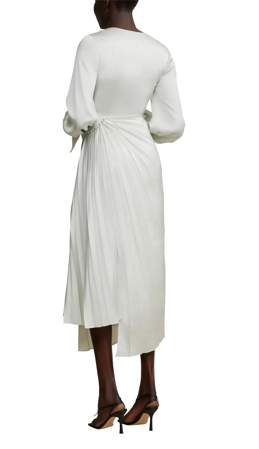 Acler Cresta Midi Dress Apple Size 8 for rent on The Volte - main image