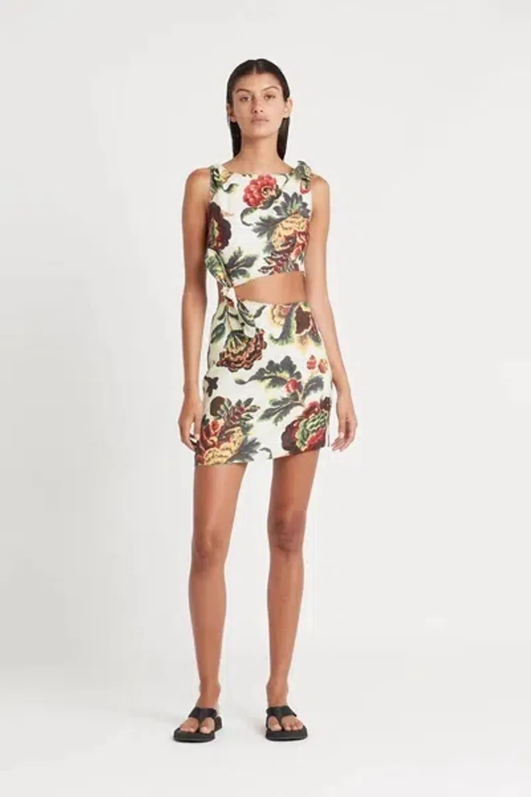 Sir the Label Ambroise Mini Dress Cream Size AU 8 for rent on The Volte - main image