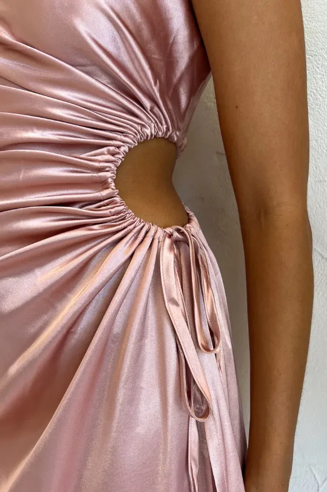 Sonya Moda Nour Blush Maxi Dress Dusty Rose Size 12 for rent on The Volte - main image