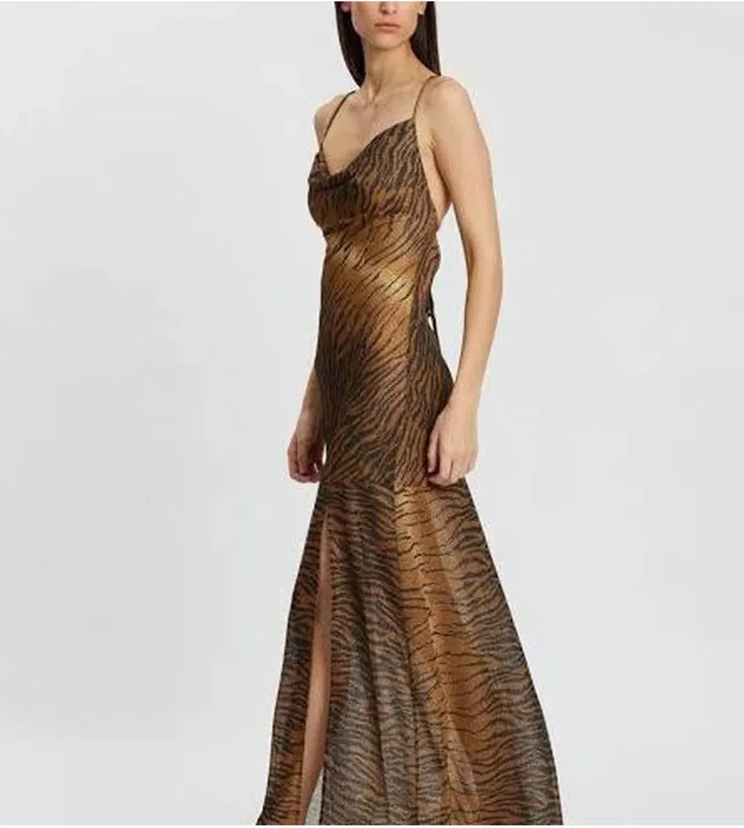 Hansen and Gretel Lopez Maxi Dress Print Size M / Au 10 for rent on The Volte - main image