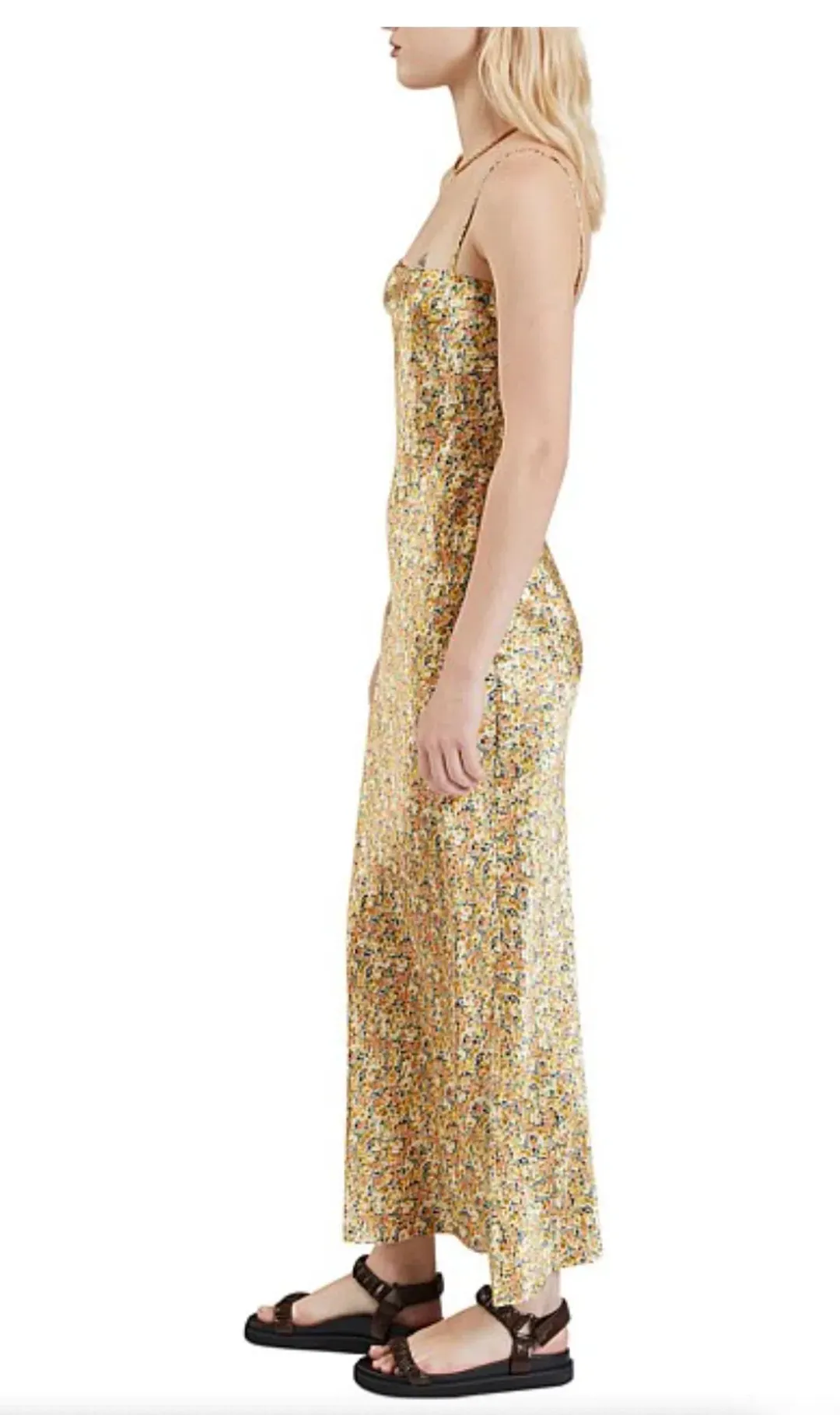 Bec & Bridge Golden Fields Maxi Dress Floral Size 6 for rent on The Volte - main image