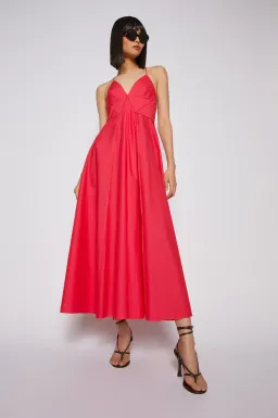 Scanlan Theodore Parachute Strappy Dress in Fuchsia Size 8 for rent on The Volte - image 1