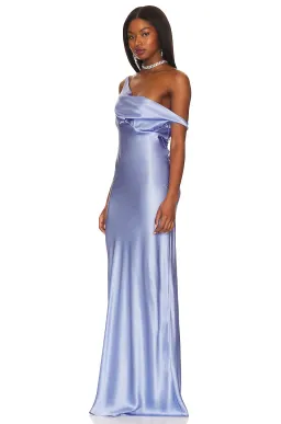Natalie Rolt Monika Gown in Bluebell Size 1 / AU 8 for rent on The Volte - image 2