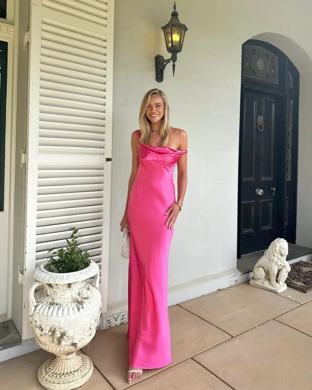 Natalie Rolt Monika Gown Pink Size 10 for rent on The Volte - main image