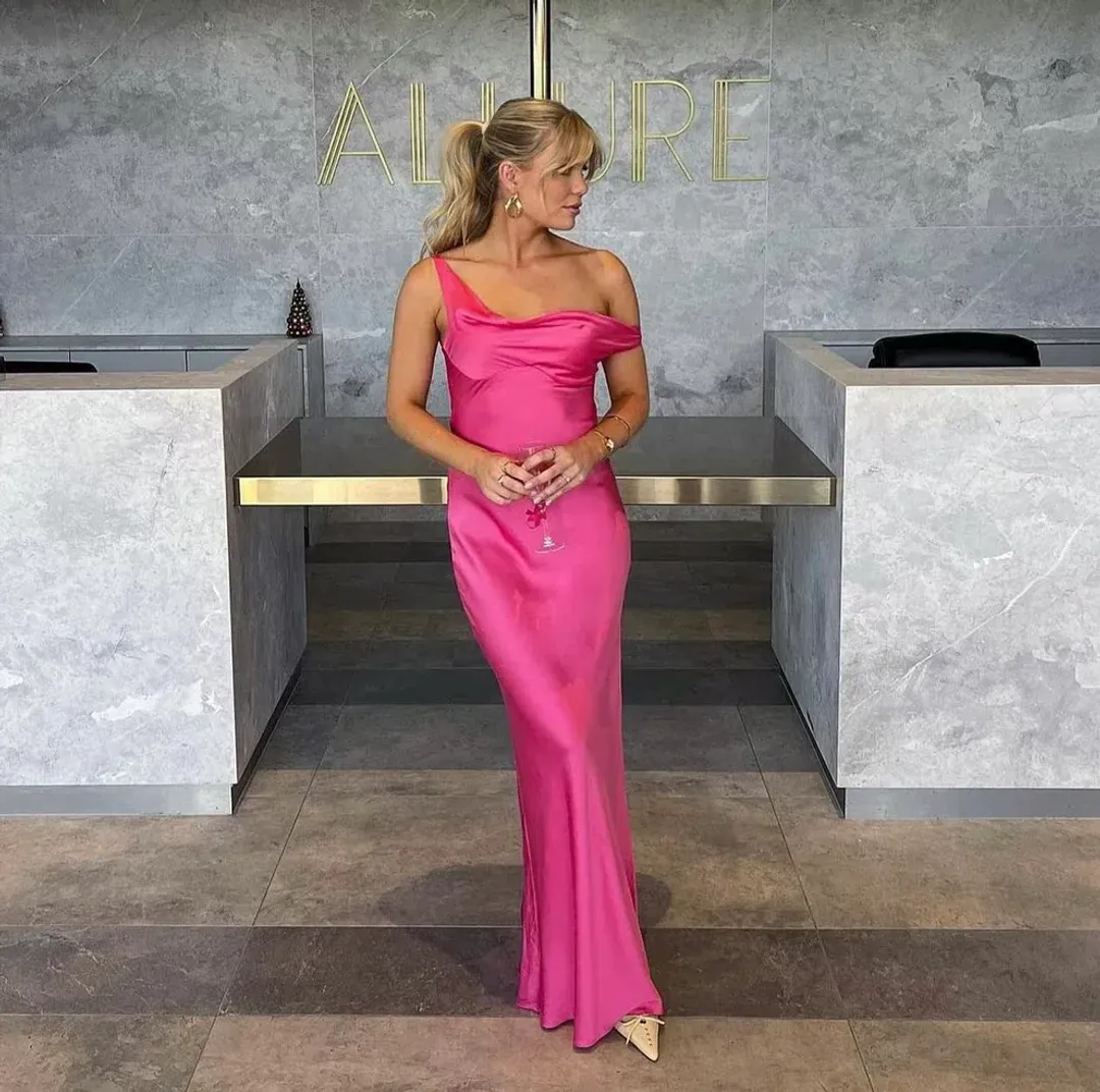Natalie Rolt Monika Gown Pink Size 10 for rent on The Volte - main image