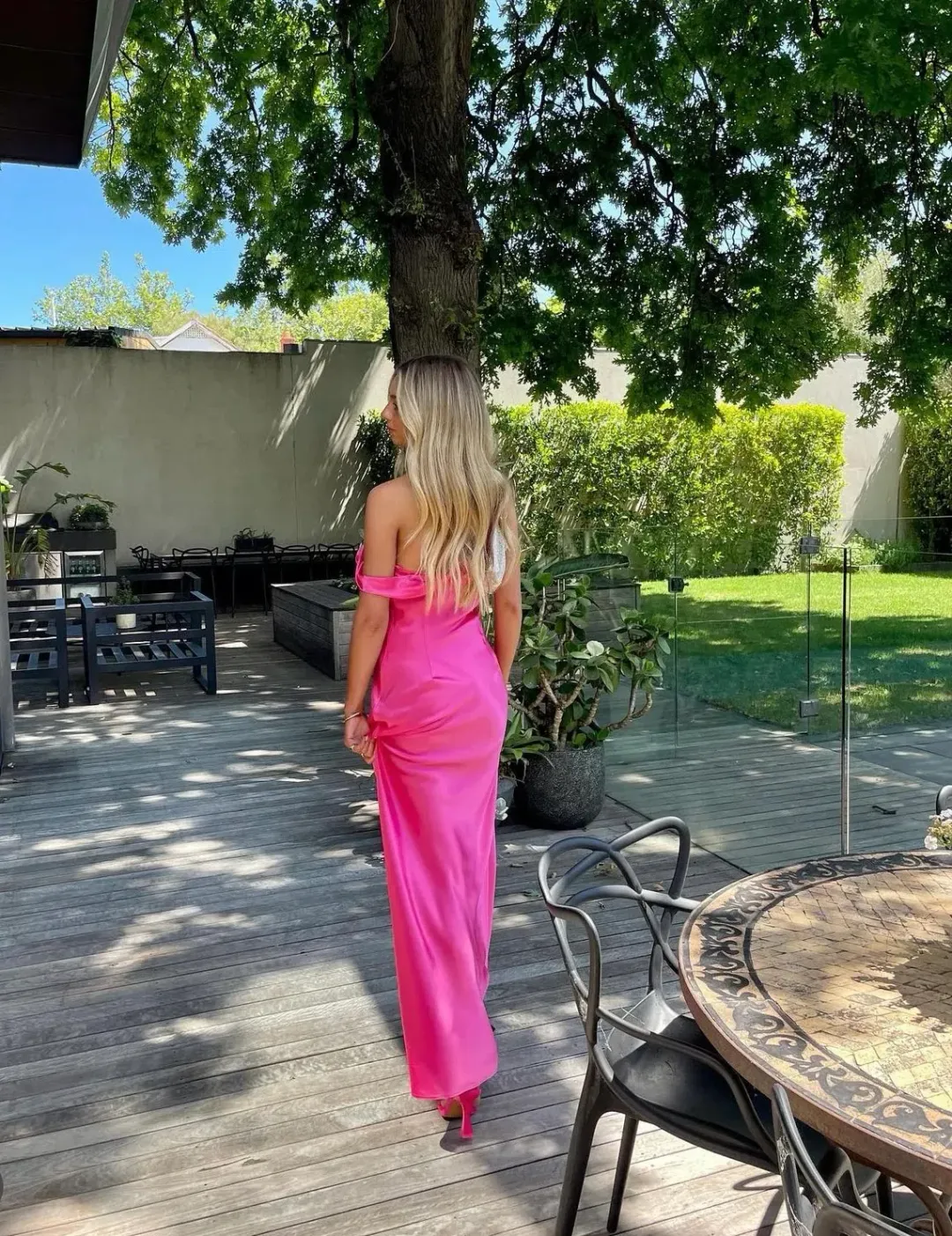 Natalie Rolt Monika Gown Pink Size 10 for rent on The Volte - main image