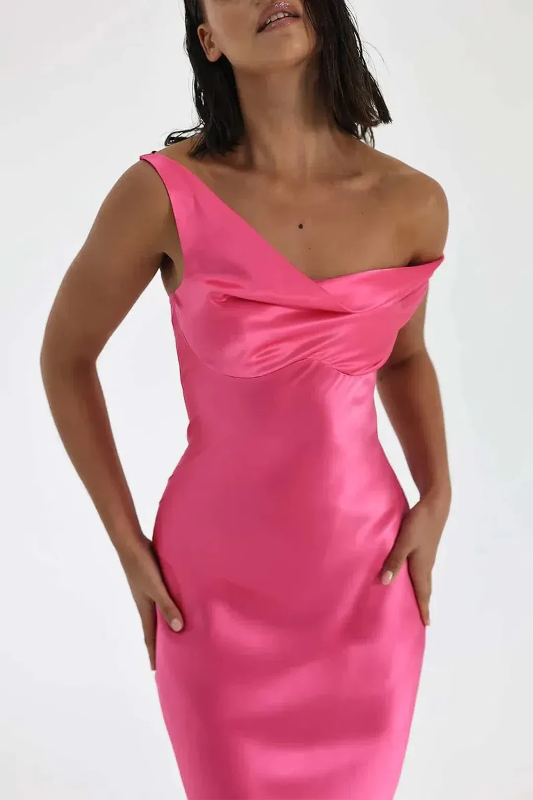 Natalie Rolt Monika Gown Pink Size 10 for rent on The Volte - main image