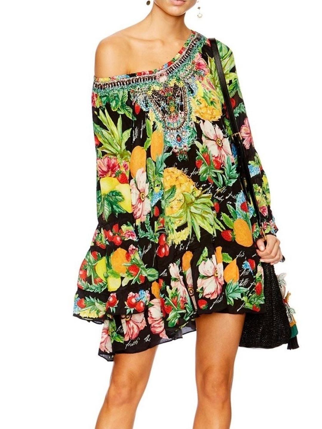 Camilla Call Me Carmen A Line Frill Dress Size 8 for rent on The Volte - main image