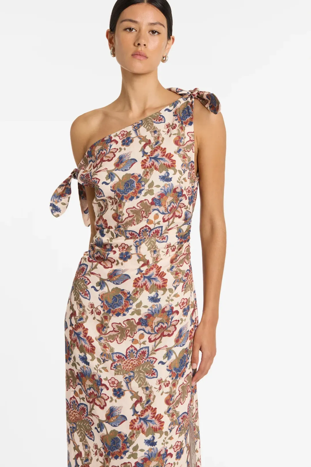 Sir The Label Bettina Off Shoulder Dress In Wiltshire Floral Sir Size 3 / AU 12 for rent on The Volte - main image