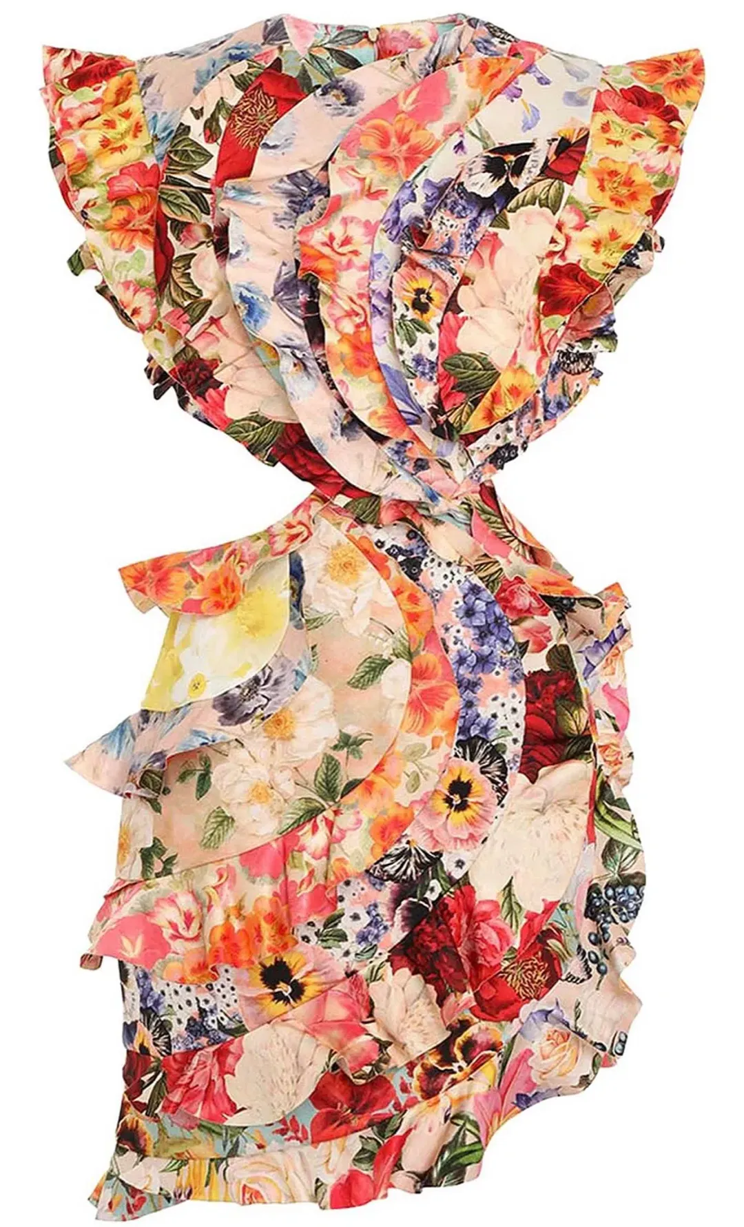 Zimmermann Wonderland Frill Mini Muti Size 1 / AU 10 for rent on The Volte - main image