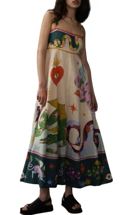 Alemais Seeker Sundress Multi Size 8 for rent on The Volte - image 1