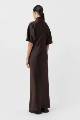 Camilla & Marc Sorrell Maxi Dress in Chocolate Size 14 for rent on The Volte - image 3