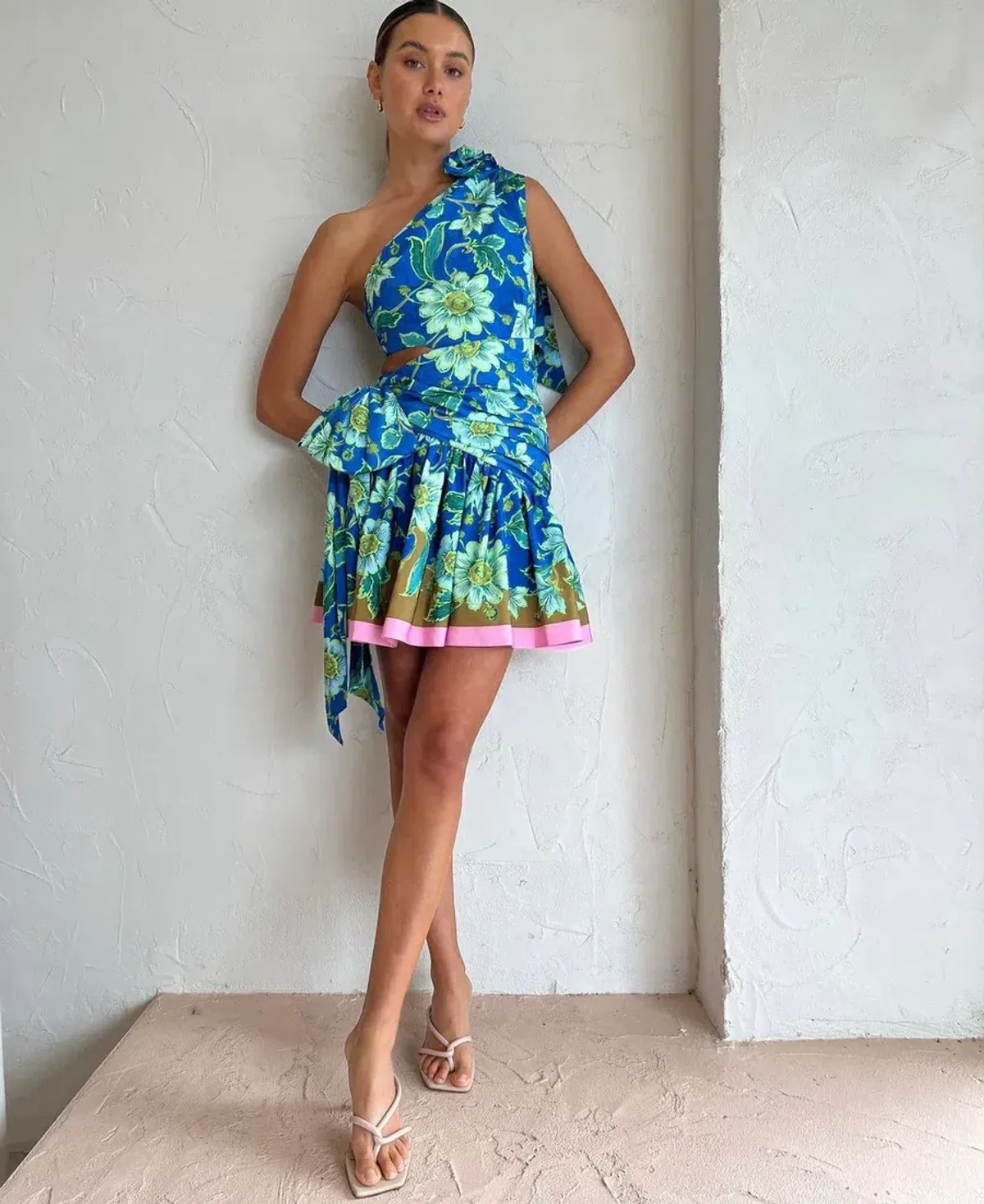 Alemais Winnie Mini Dress Floral Size 6 for rent on The Volte - main image