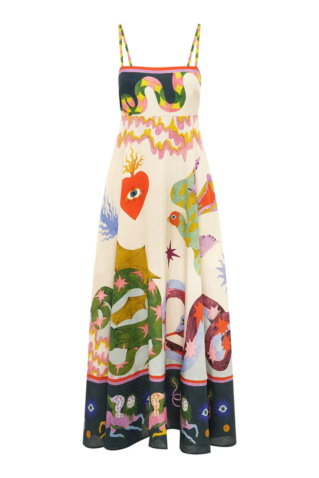 Alemais Sunseeker Dress Multi Size AU 10 for rent on The Volte - main image